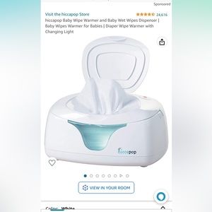 Baby Wipe Warmer New!